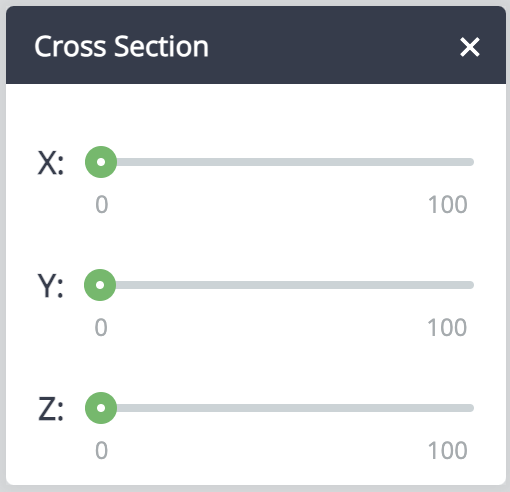 crossSectionSlider